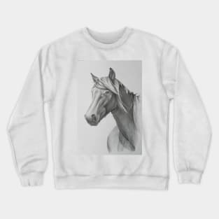 Horse portrait Crewneck Sweatshirt